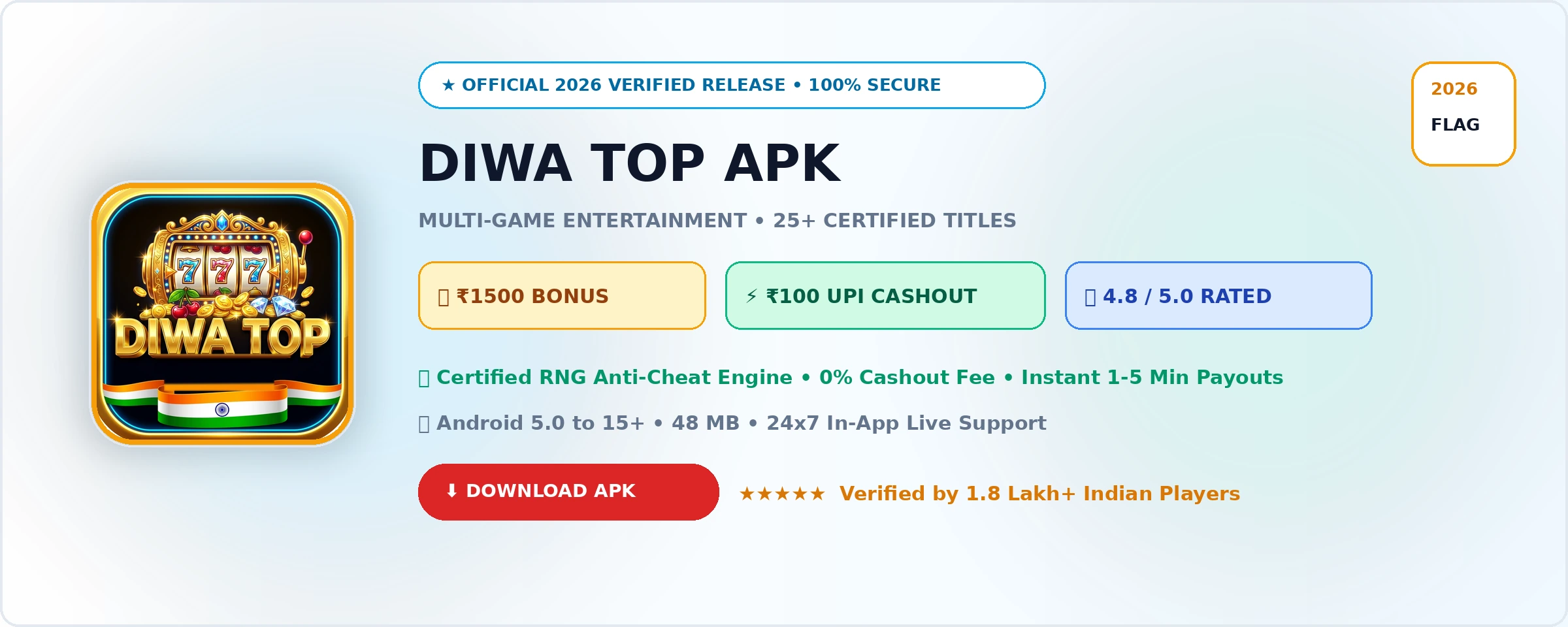 Diwa Top Official 2026 Game Banner