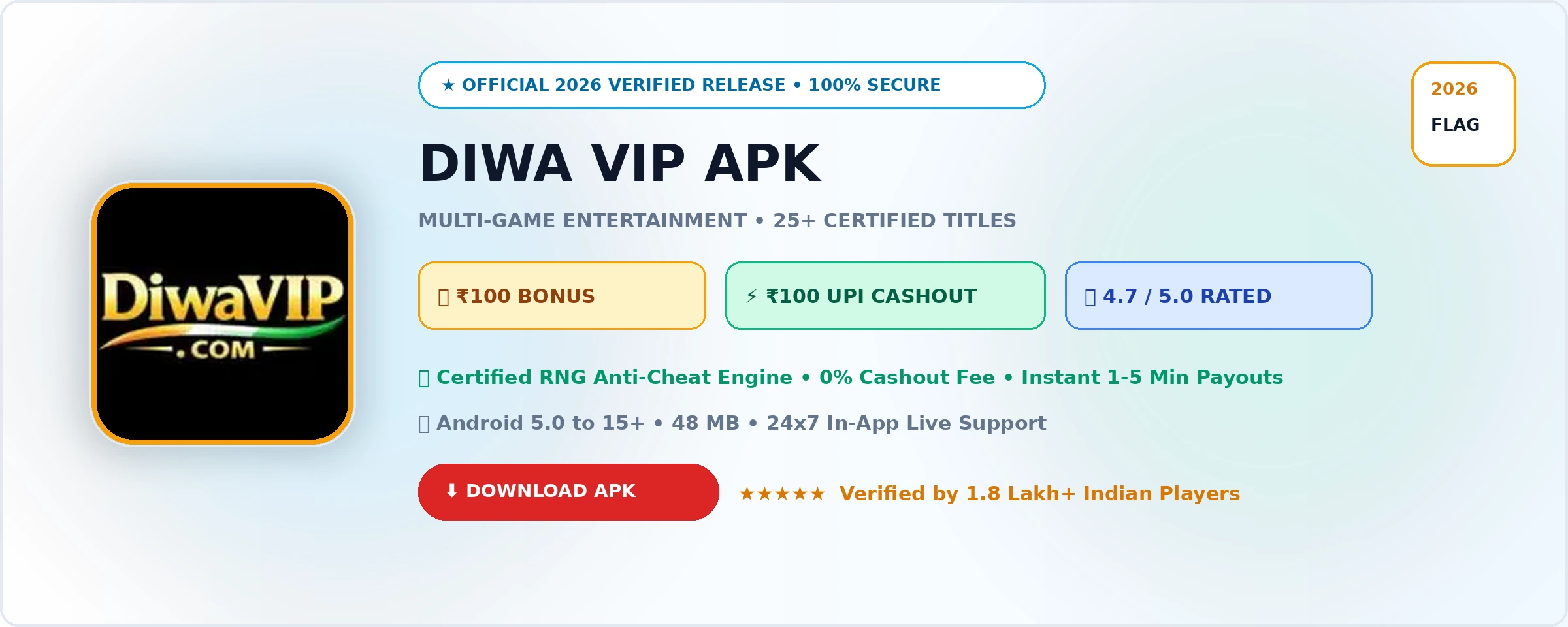 Diwa Vip Official 2026 Game Banner